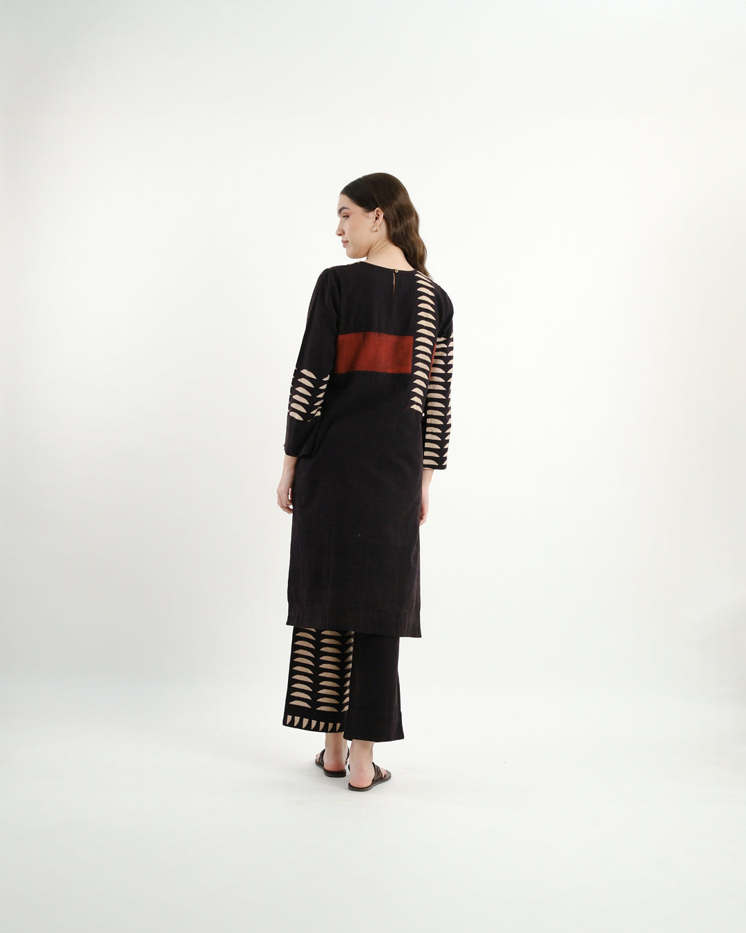 Broken Cookies Ajrakh Co-ord Set