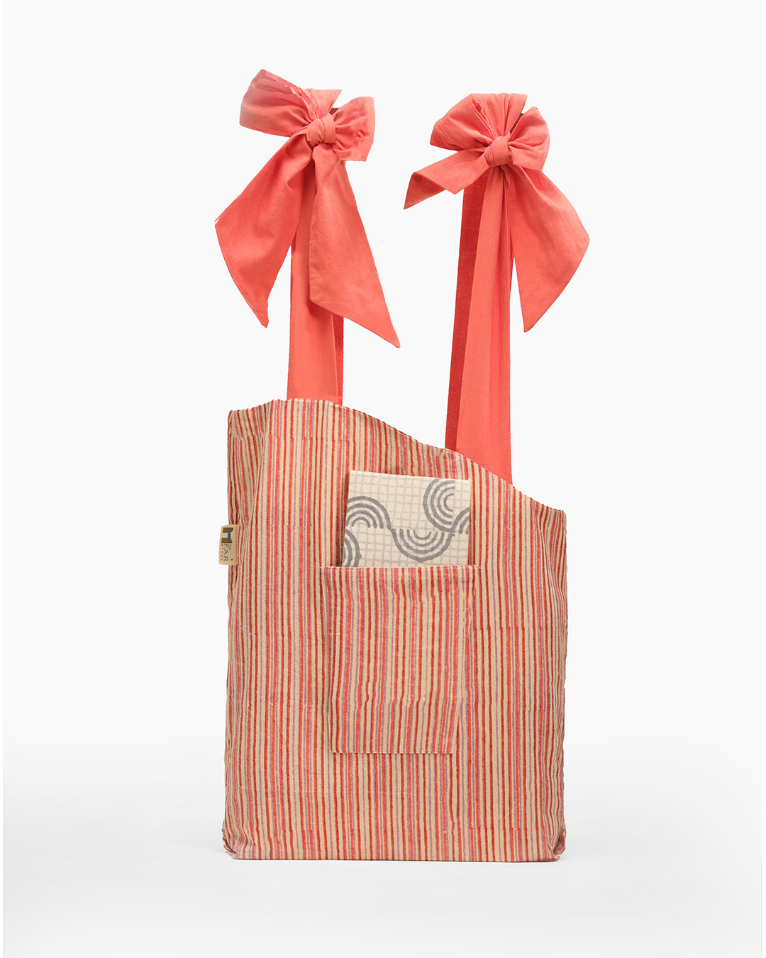 Reversible Bottle Coral Bouquet Bag (L)