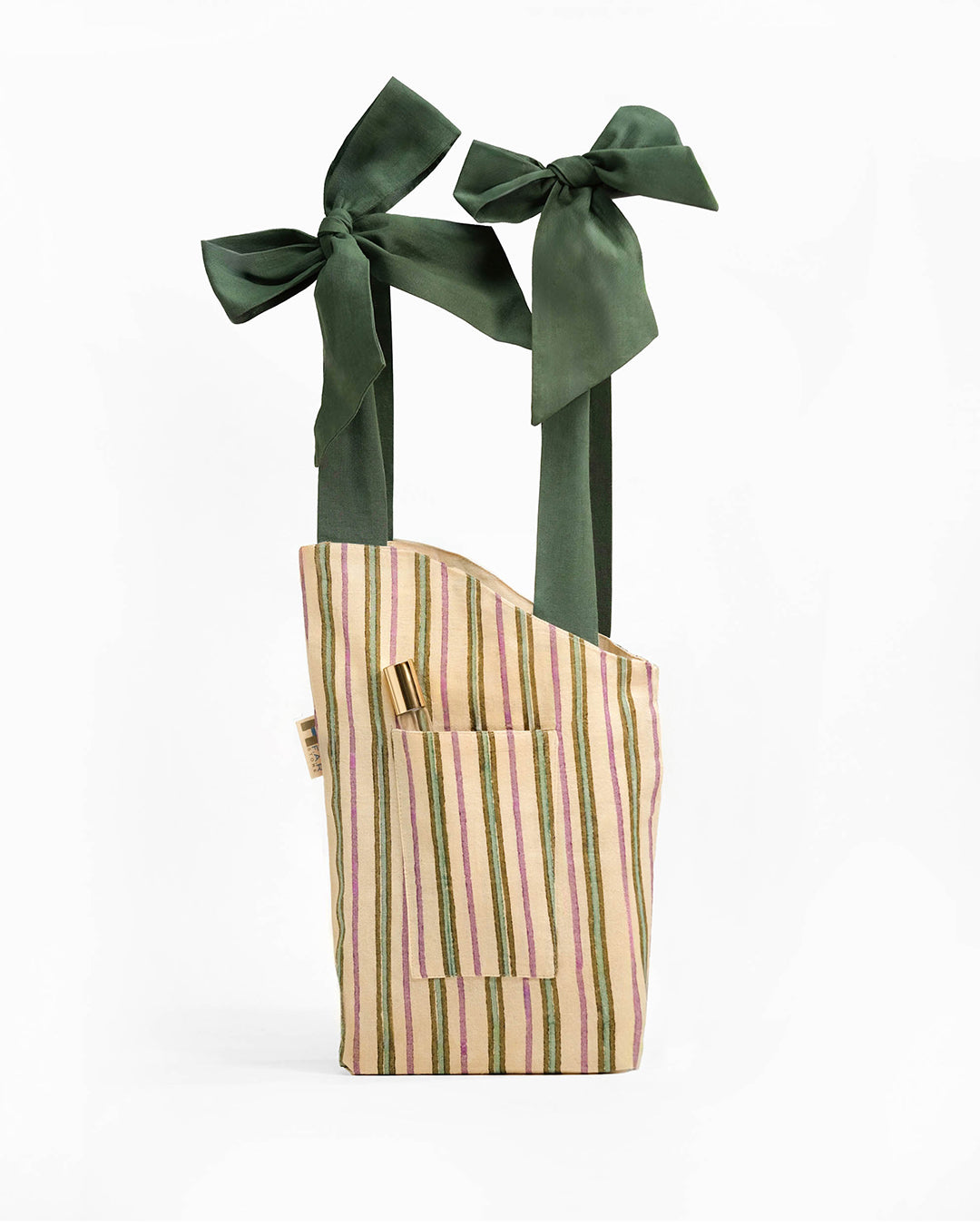 Reversible Bottle Green Bouquet Bag (S)