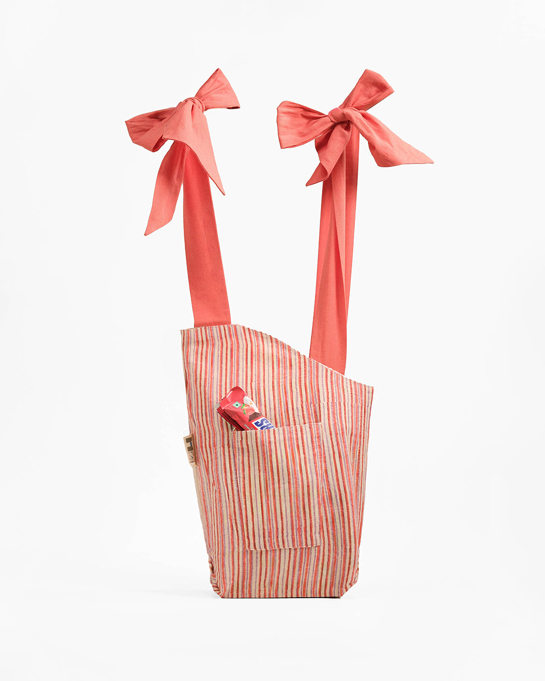 Reversible Bottle Coral Bouquet Bag (S)
