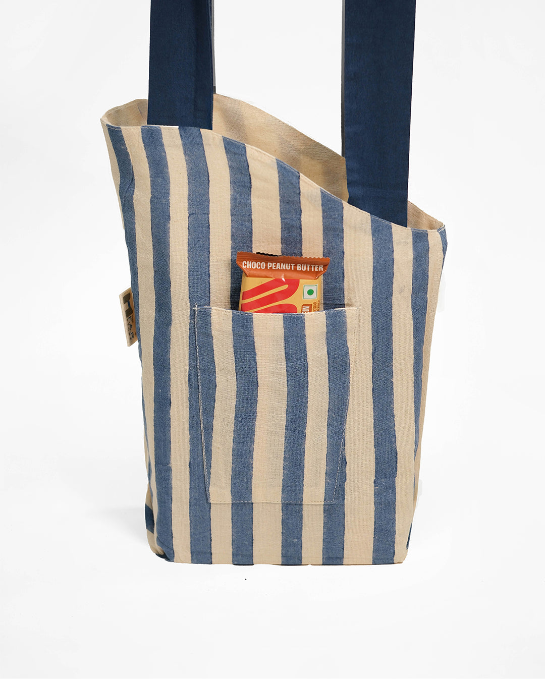 Reversible Blue Bouquet Bag (S)