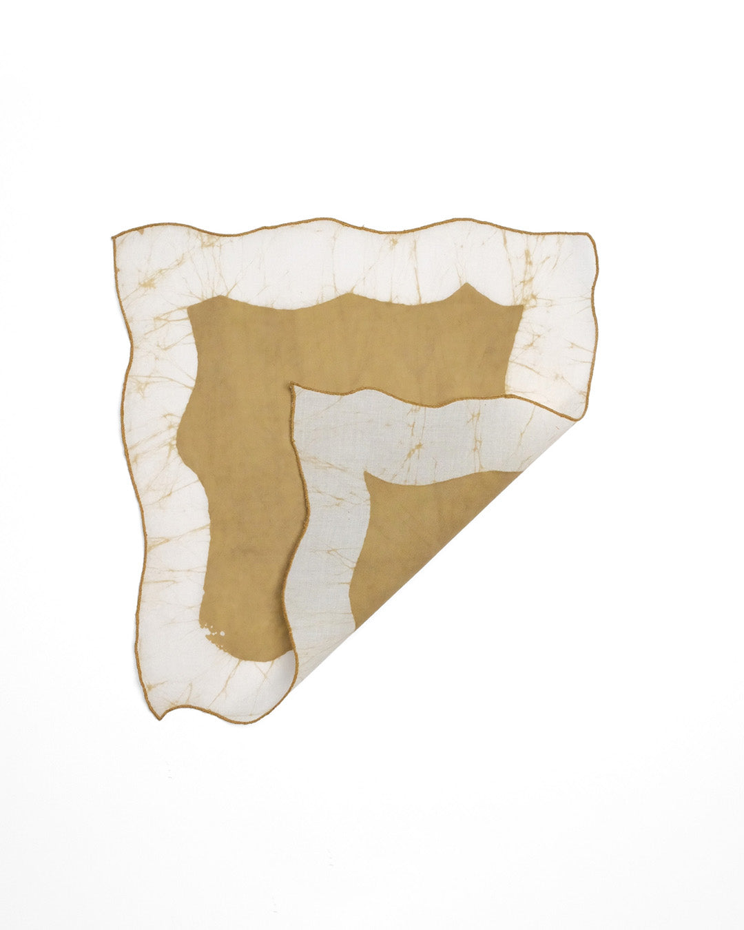 Set of 6 - Waves Khaki Cocktail Napkins