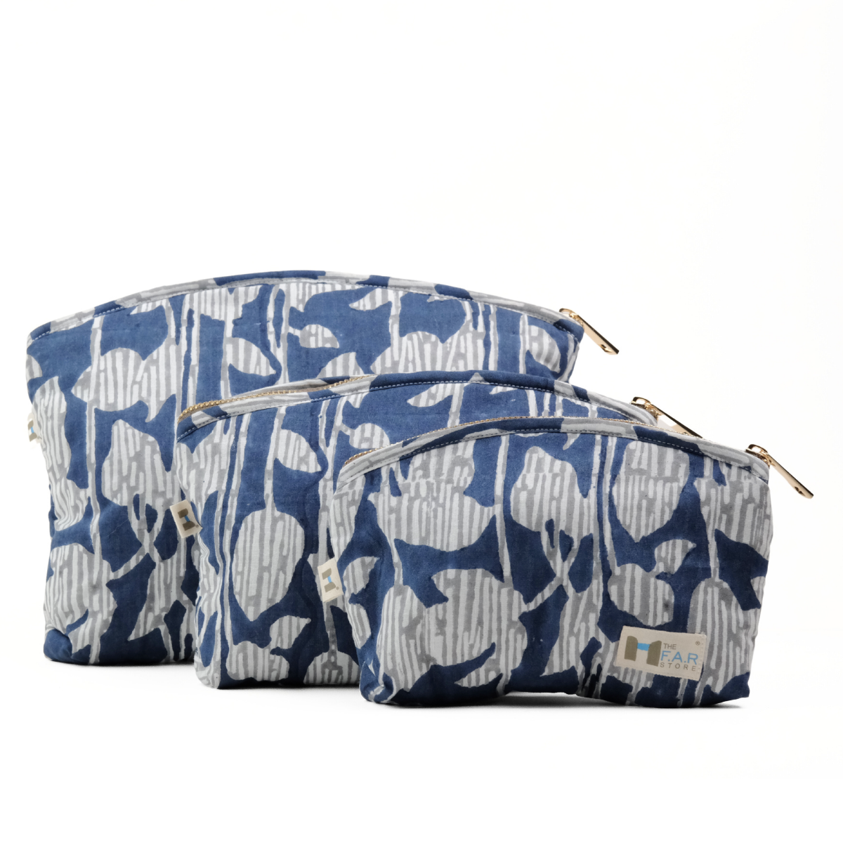 Utility Pouch - Nature's Canvas Blue (Set of 3)