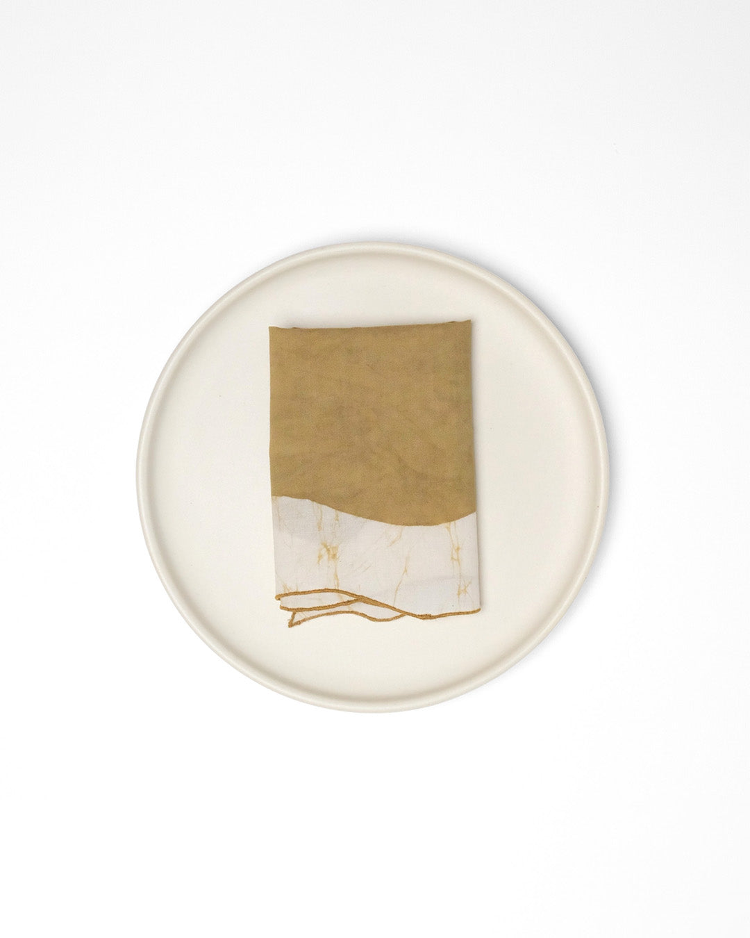 Set of 6 - Waves Khaki Cocktail Napkins