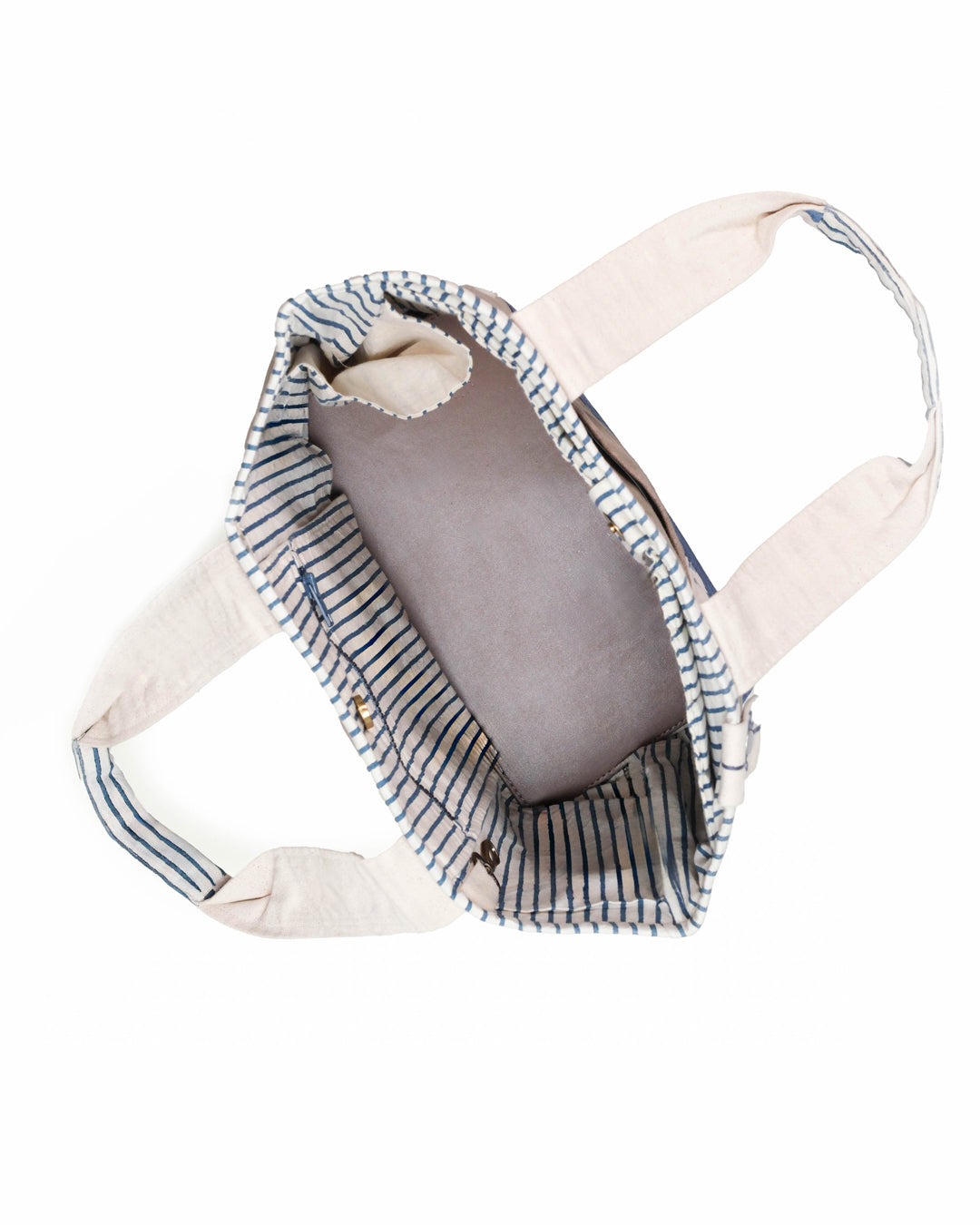 Grey & Blue Zentangle - Tote
