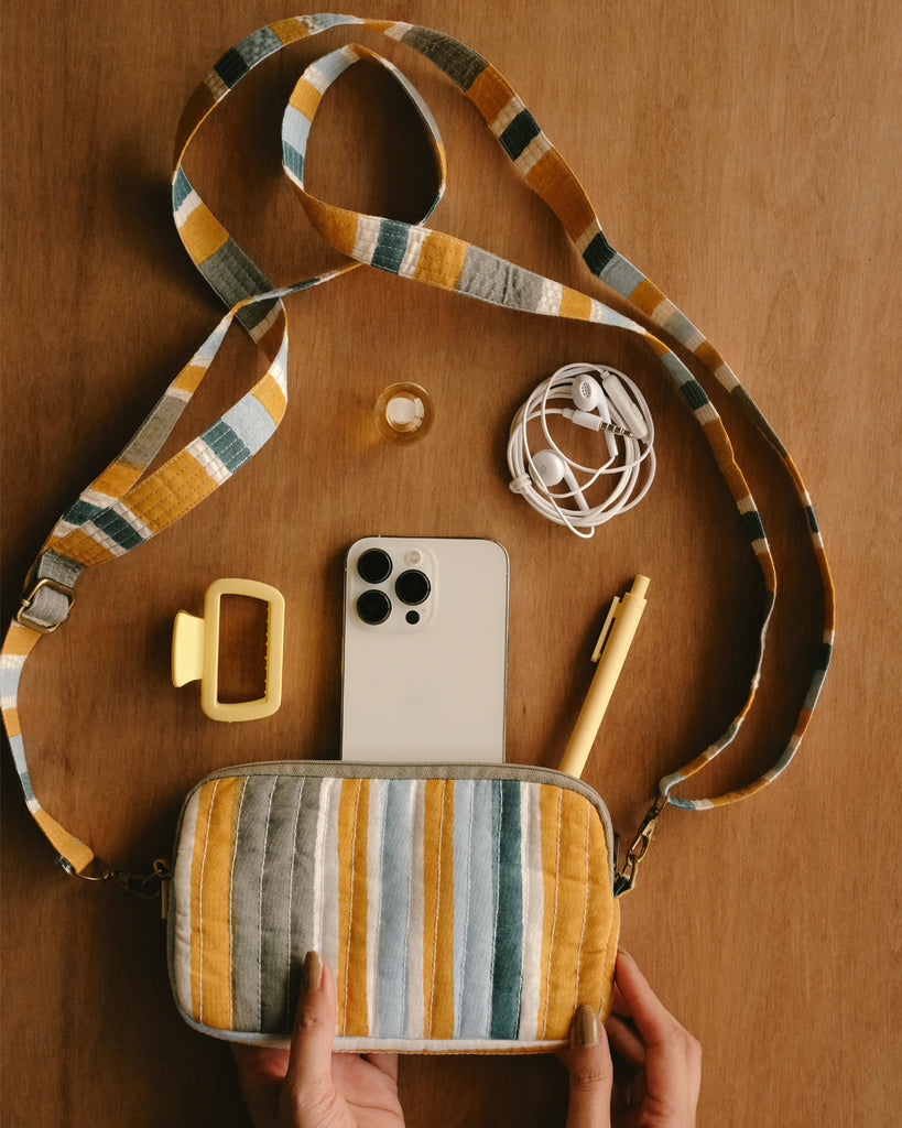 Barcode Yellow & Blue - Mobile Sling