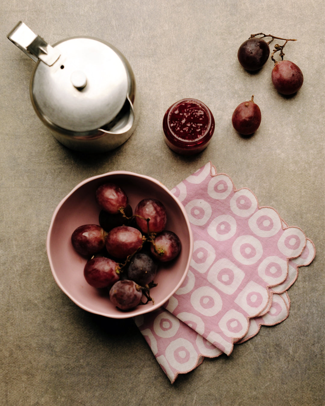 Set of 6 - Polo Baby Pink Cocktail Napkins