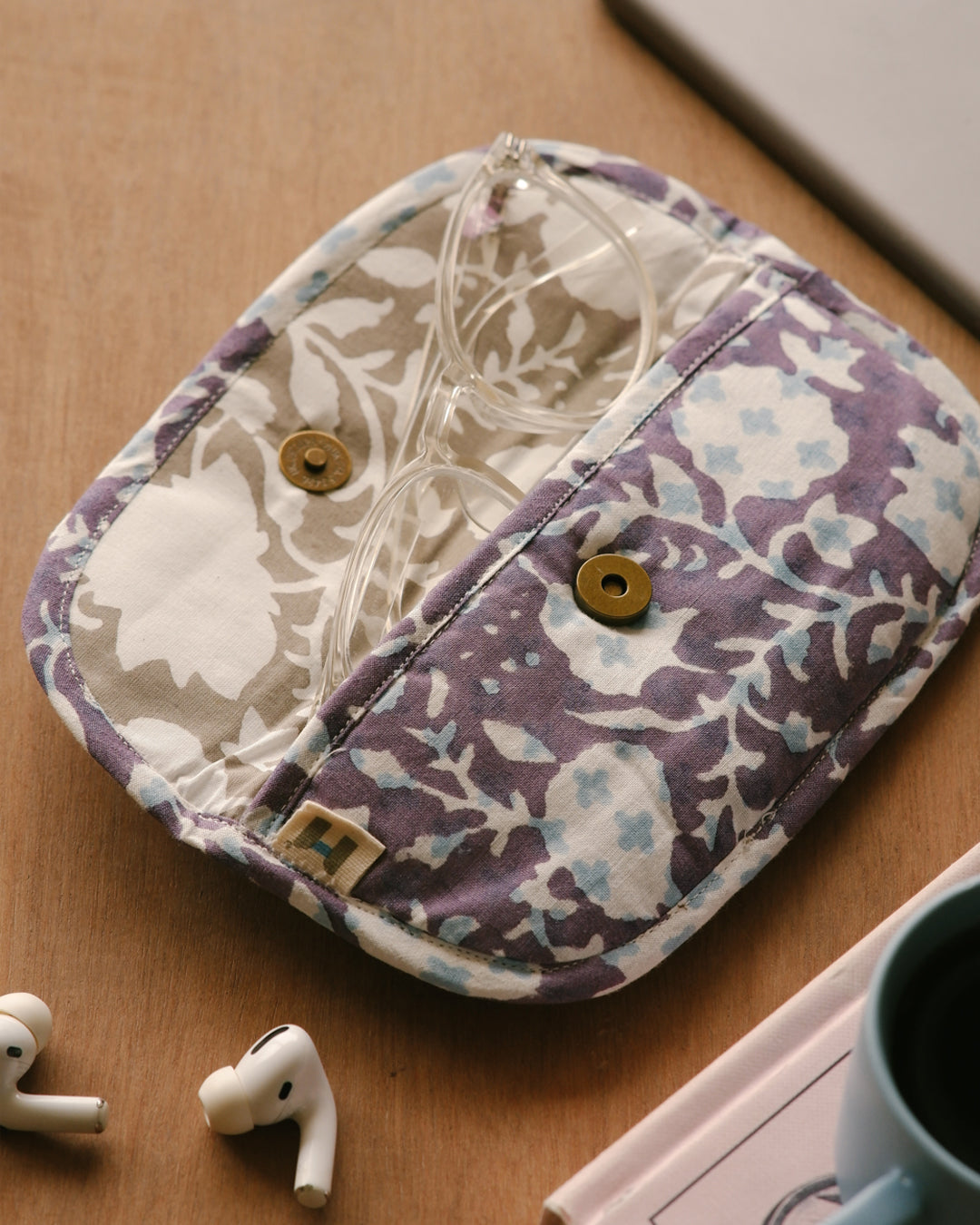 Botanical Bliss Purple - Spectacle Case