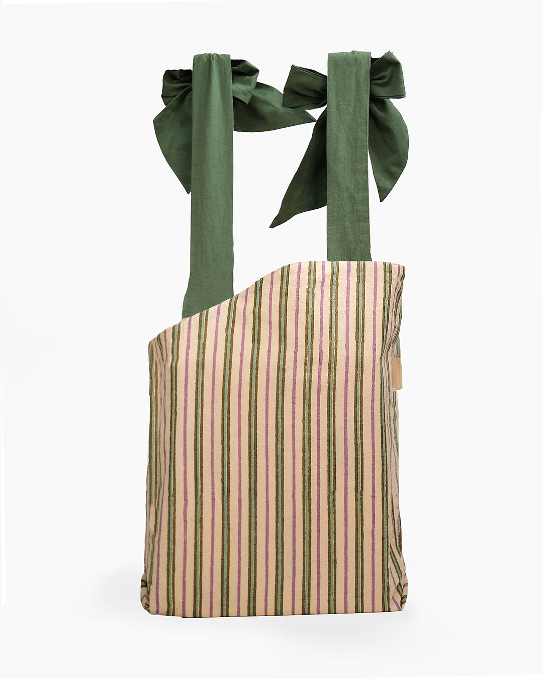 Reversible Bottle Green Bouquet Bag (L)