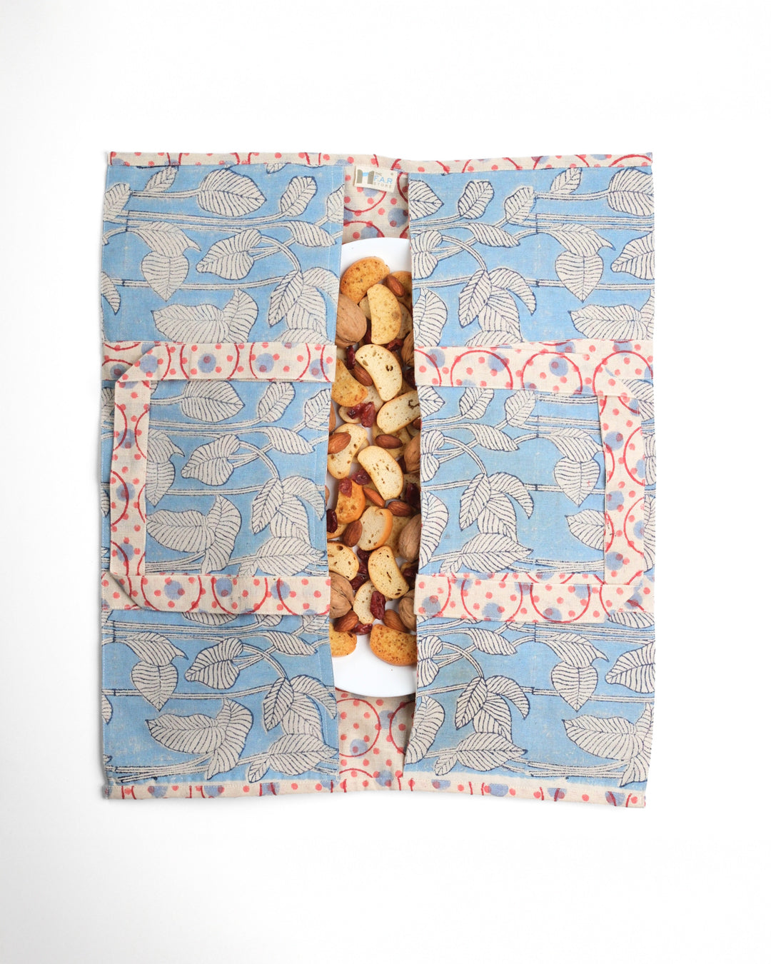 Set of 3 - Nature's Canvas Blue Pie Bags