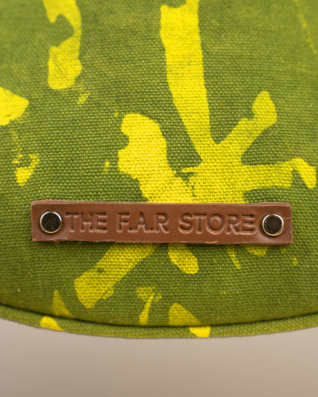 Floro Green Abstract Angle Batik - Fanny Pack