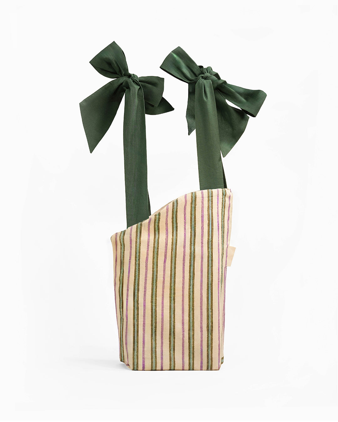Reversible Bottle Green Bouquet Bag (S)