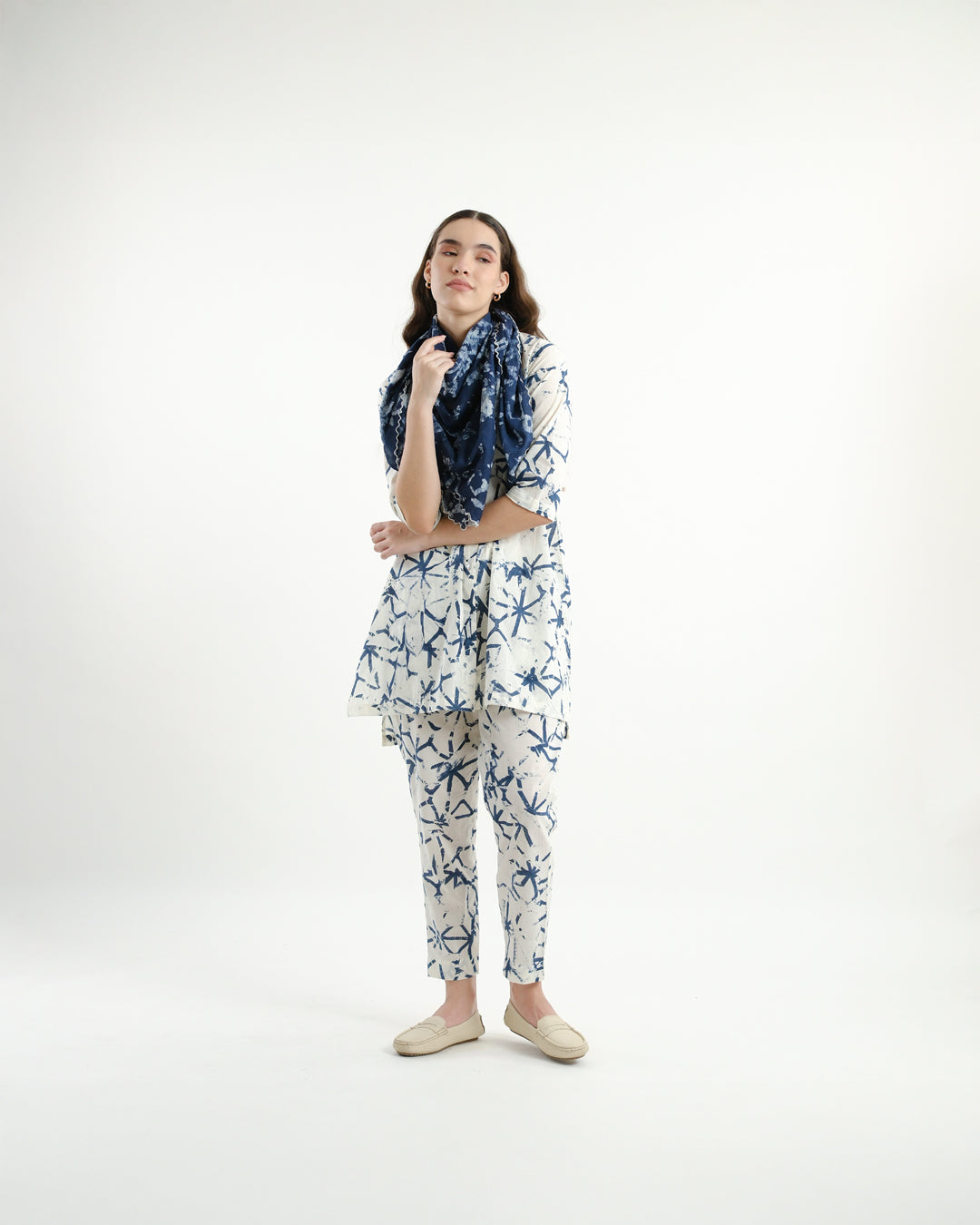 Broken Angles Block Print Co-ord Set