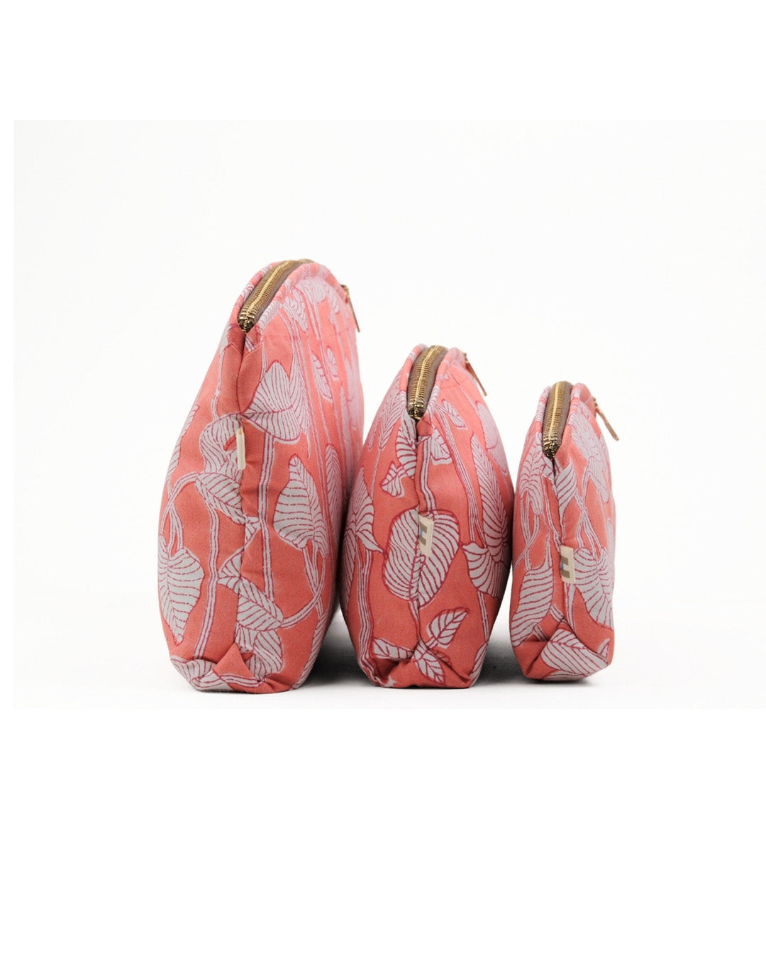 Set of 3 - Nature's Canvas Peach Utility Pouch