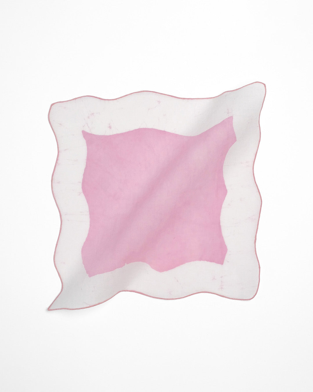 Set of 6 - Waves Baby Pink Cocktail Napkins