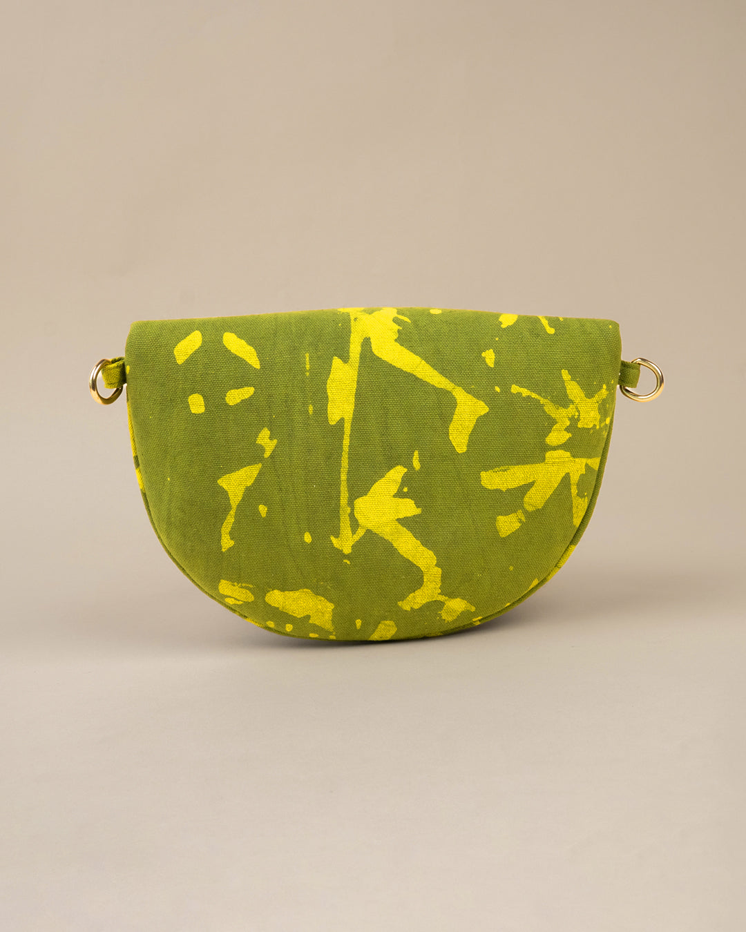 Floro Green Abstract Angle Batik - Fanny Pack
