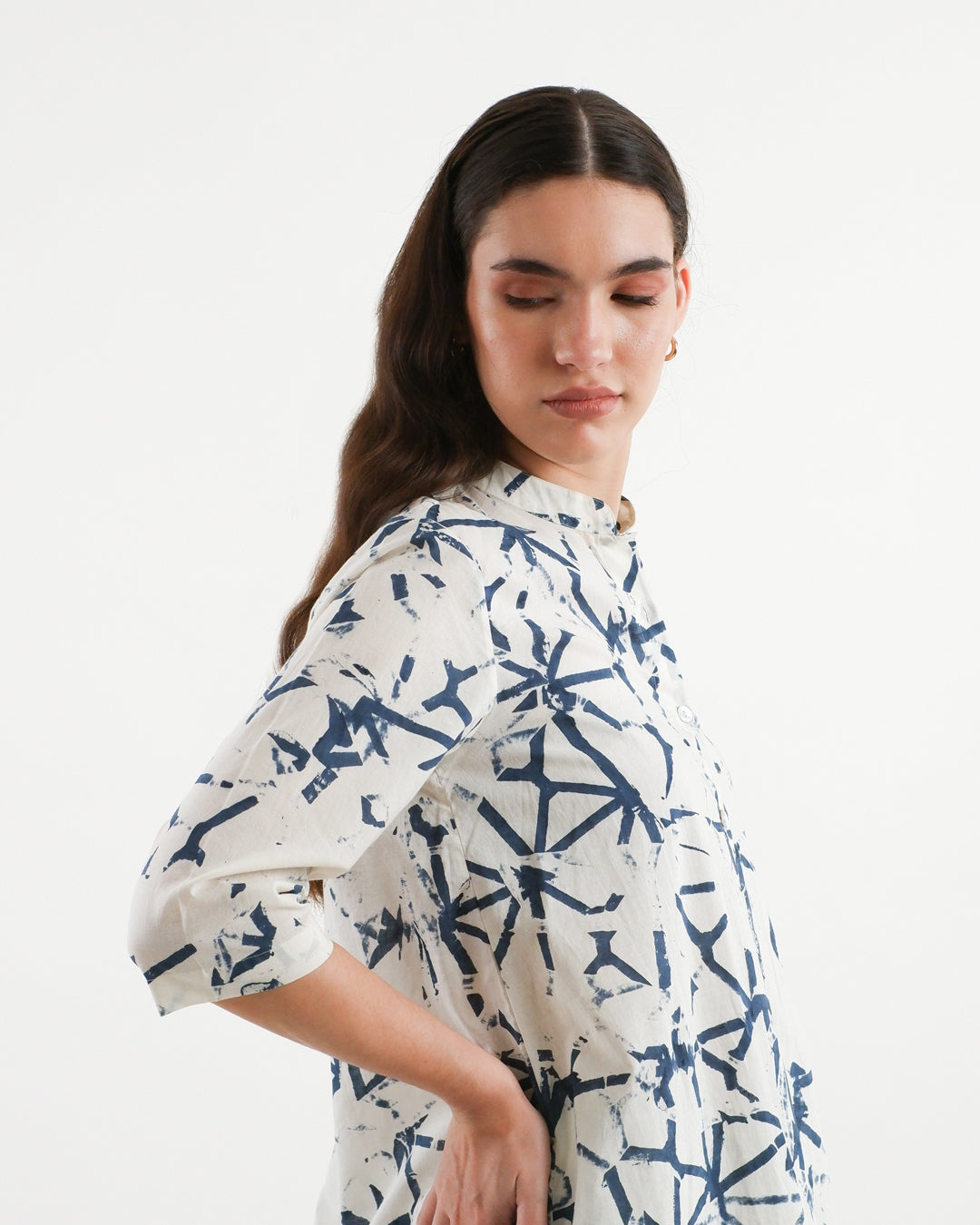 Broken Angles Block Print Co-ord Set