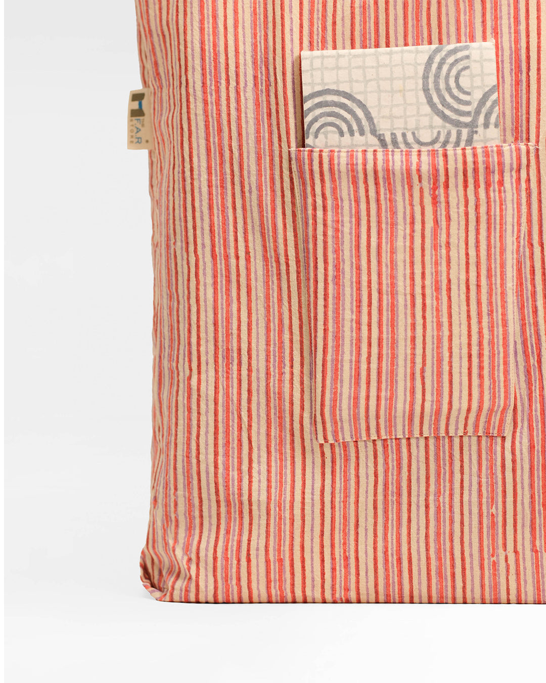 Reversible Bottle Coral Bouquet Bag (L)