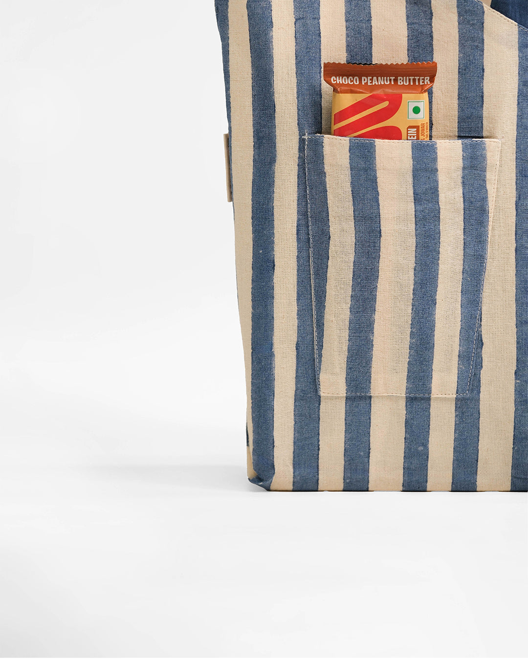 Reversible Blue Bouquet Bag (S)