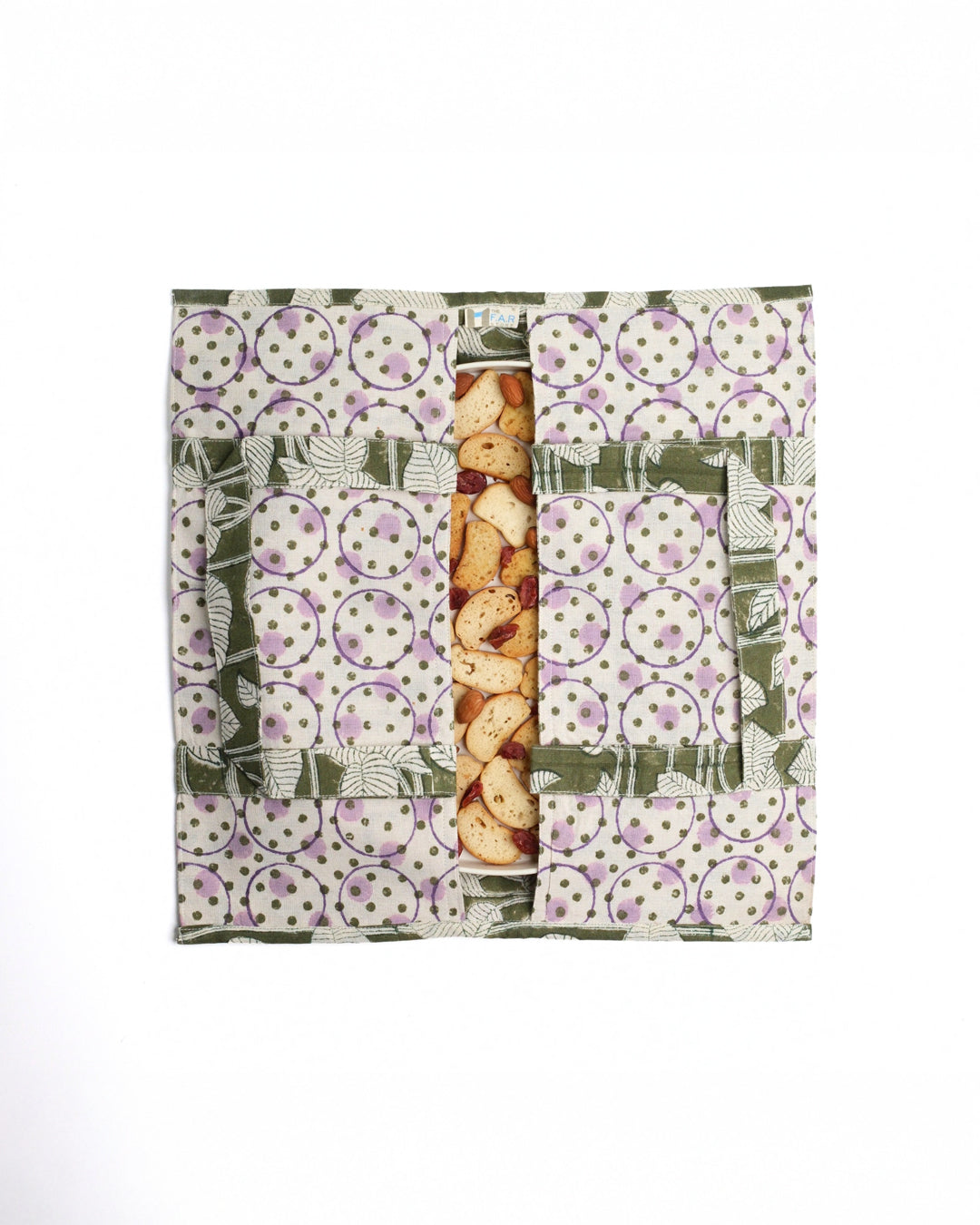 Set of 3 - Nature's Canvas Green Pie Bags