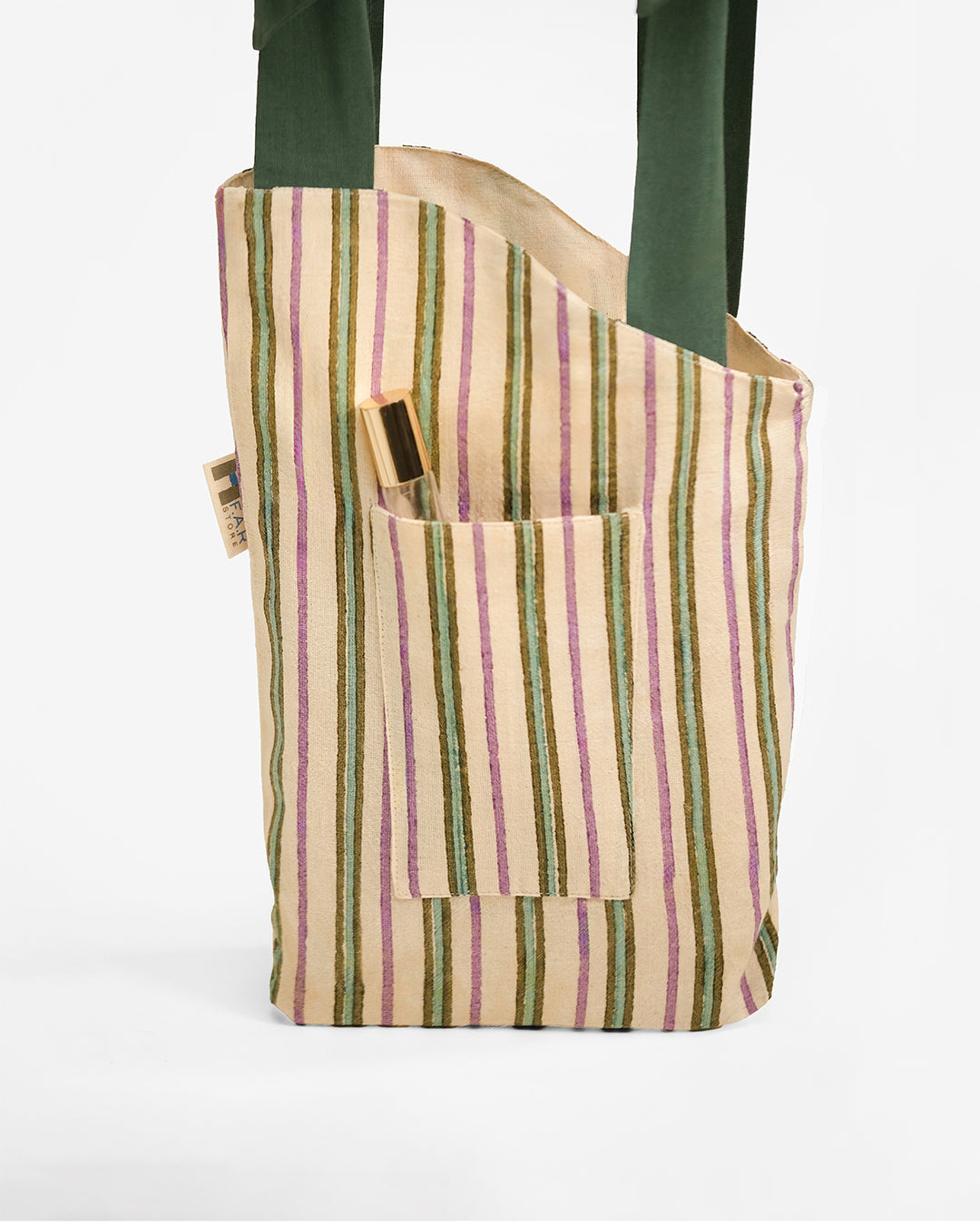 Reversible Bottle Green Bouquet Bag (S)
