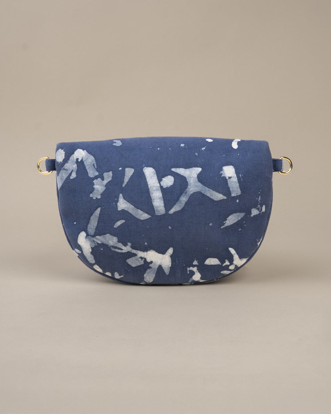Blue Abstract Angle Batik - Fanny Pack