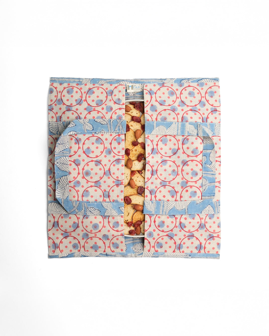 Set of 3 - Nature's Canvas Blue Pie Bags