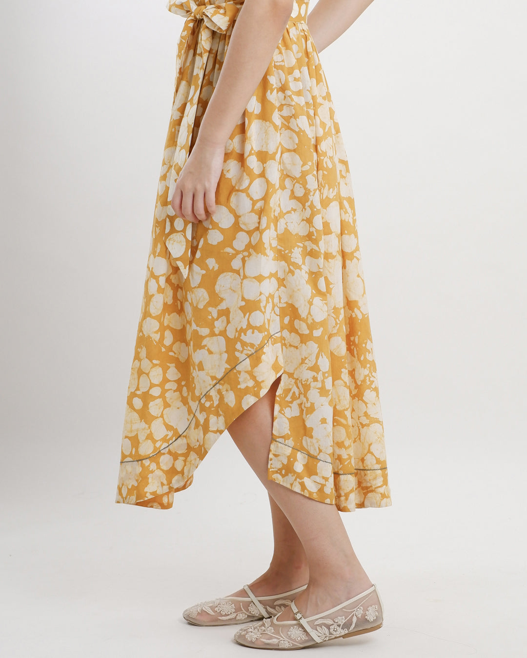 Sunlit Bloom Batik Dress