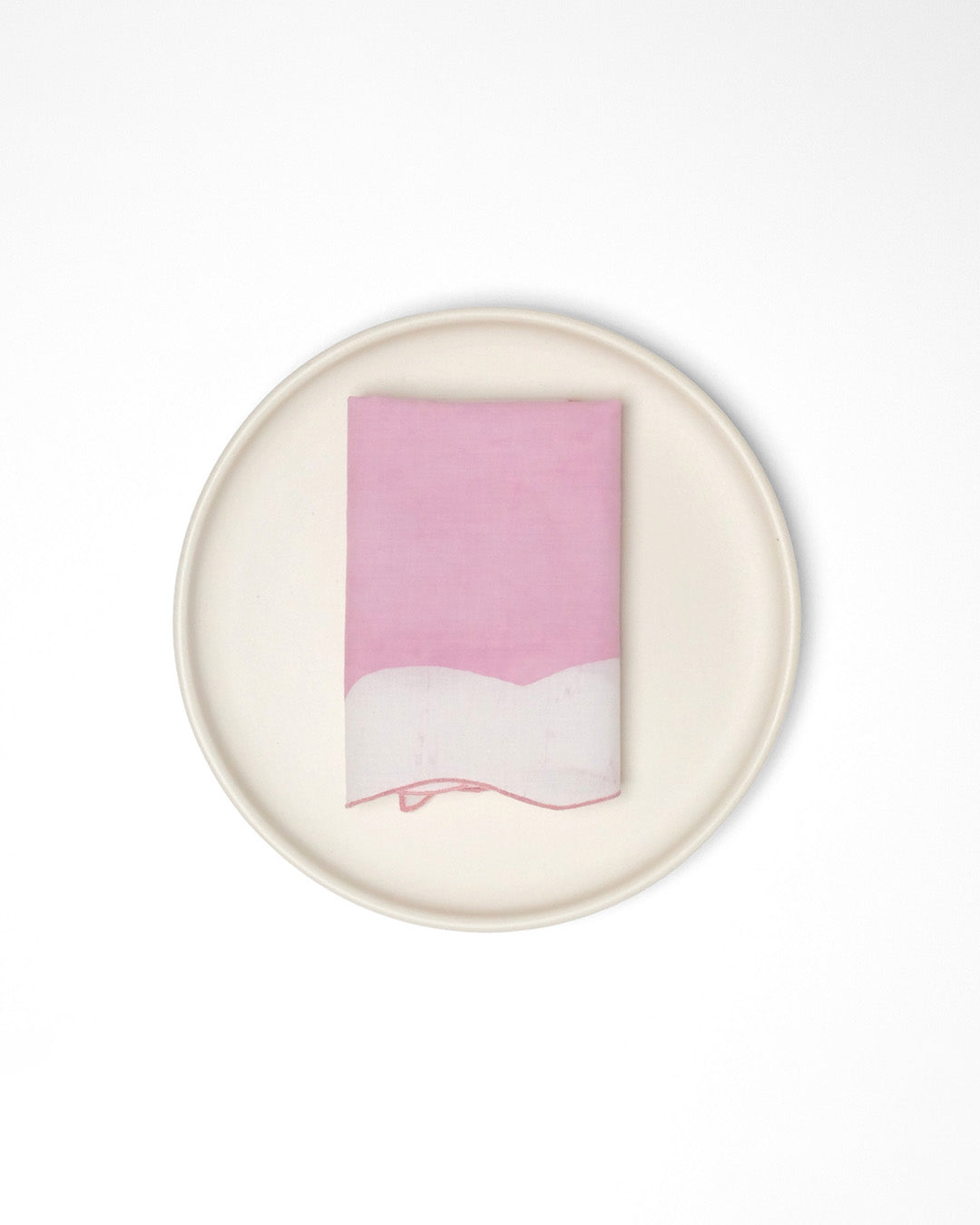 Set of 6 - Waves Baby Pink Cocktail Napkins