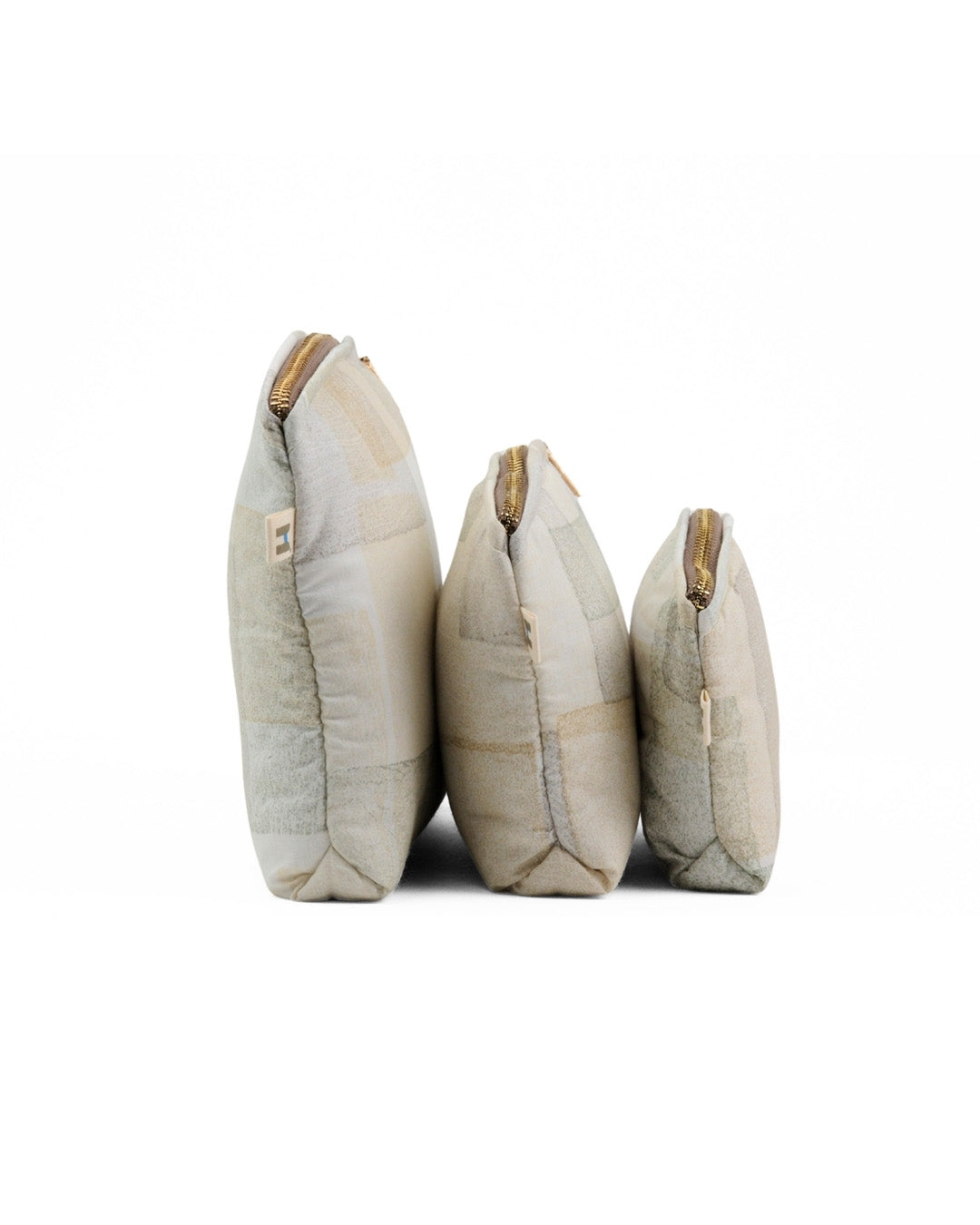 Set of 3 - Blockmetry Green Utility Pouch