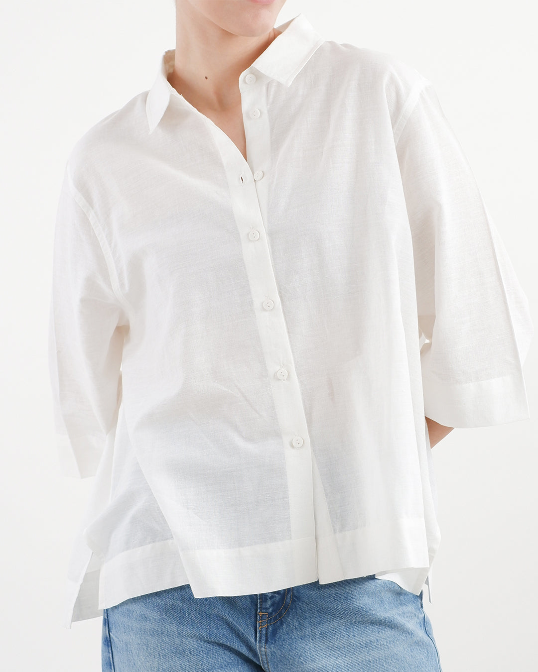 Mitti Rust Shibori  Handloom Cotton Shirt