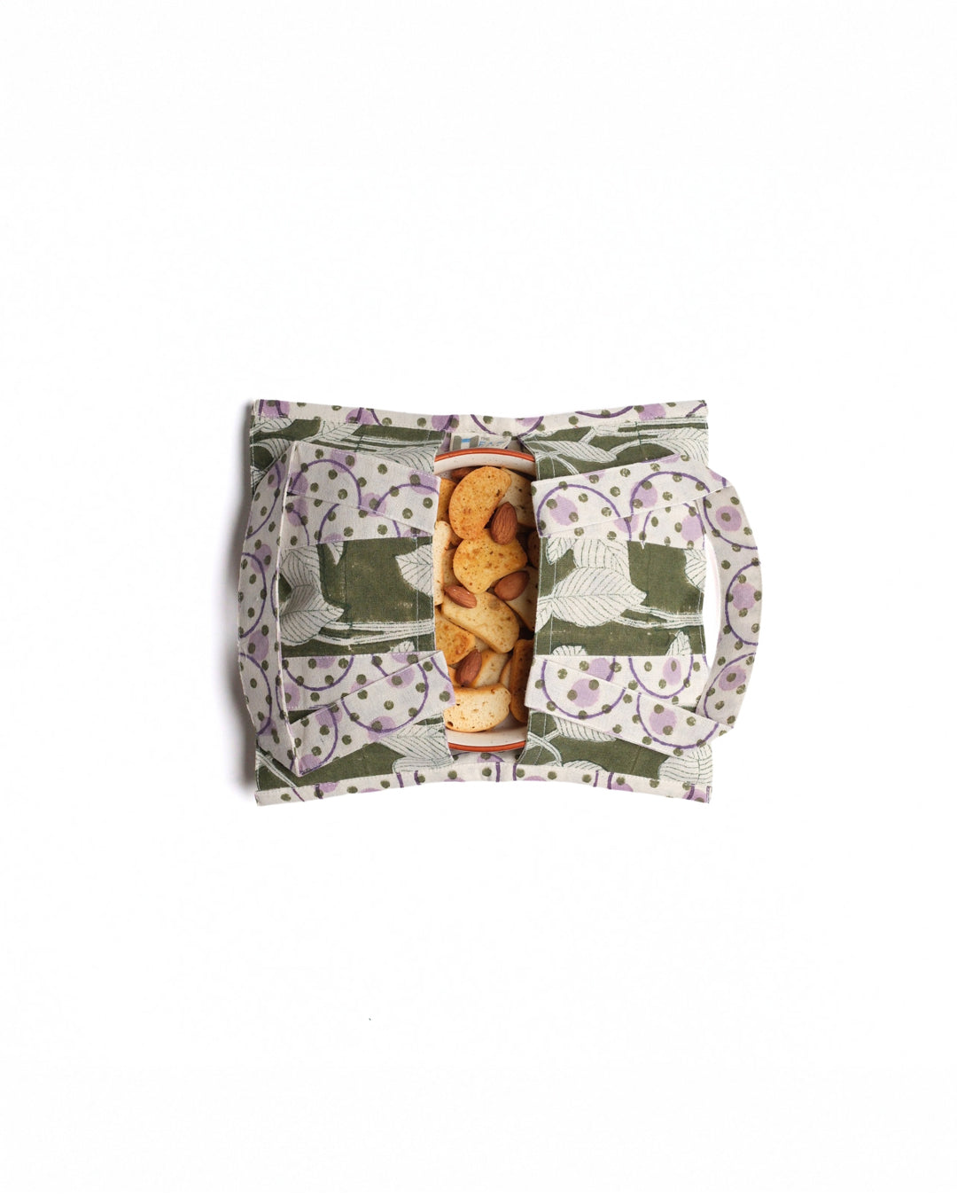 Set of 3 - Nature's Canvas Green Pie Bags