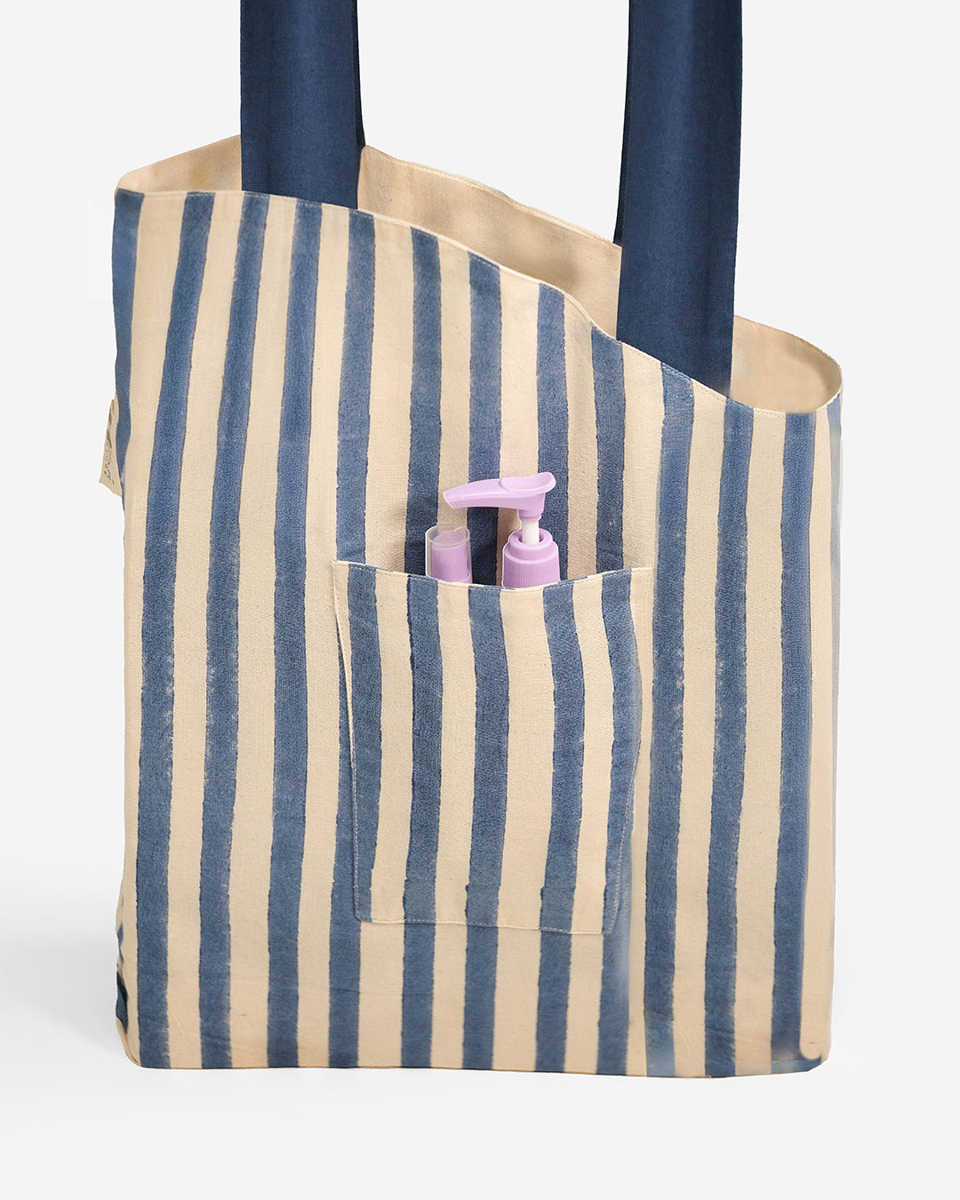 Reversible Blue Bouquet Bag (L)