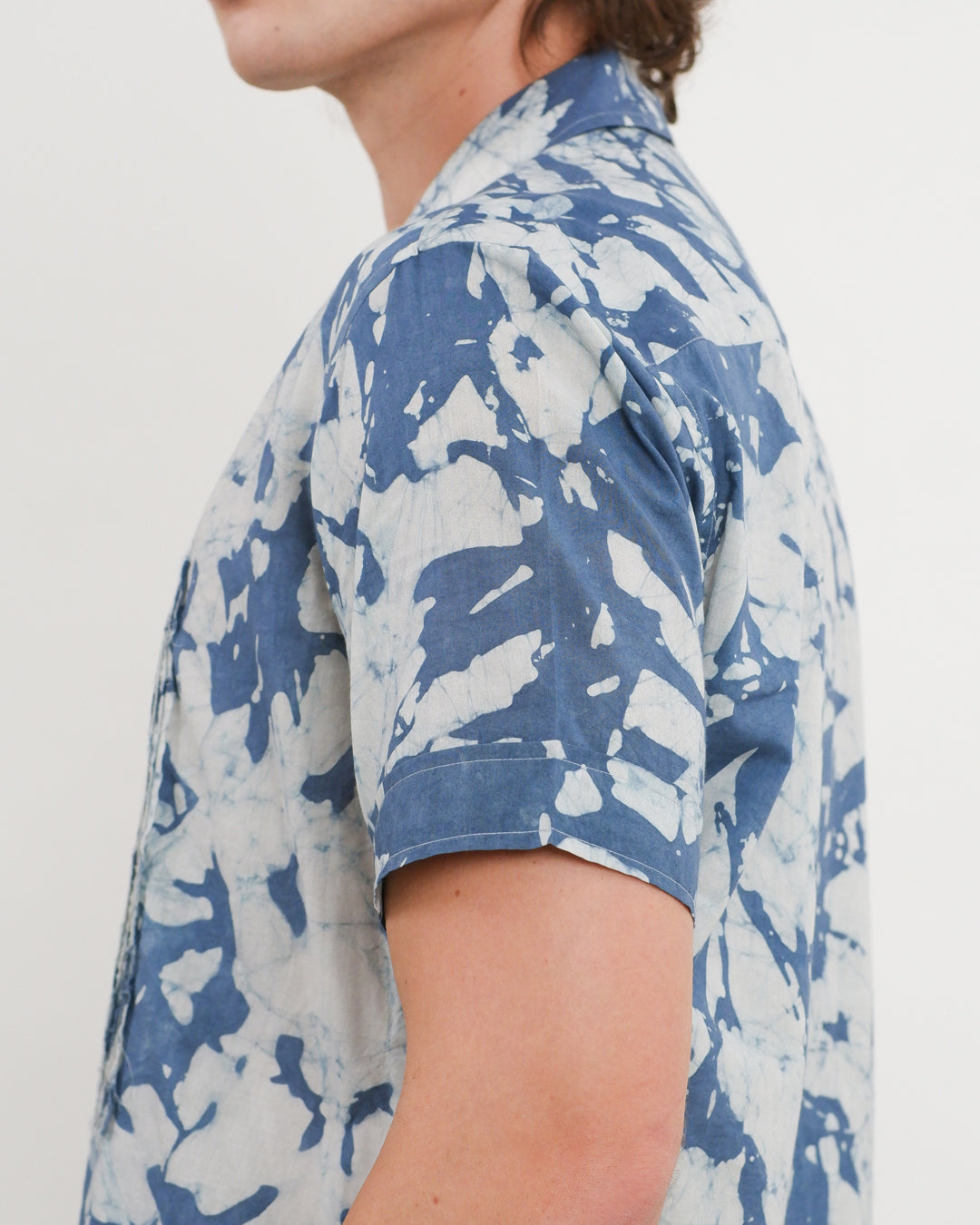 Indigo Wayfinder Batik Short Sleeve Shirt