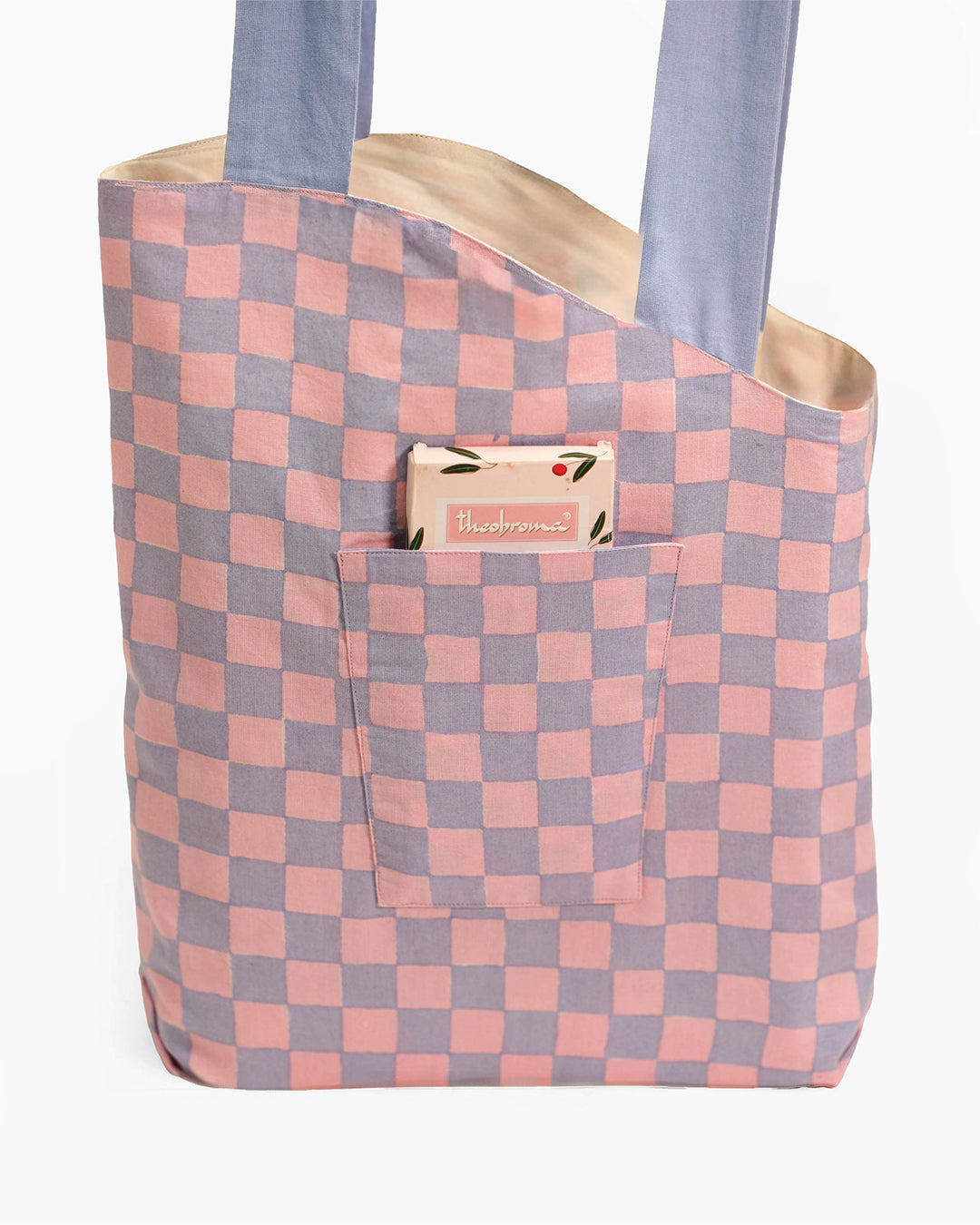Reversible Purple Bouquet Bag (L)