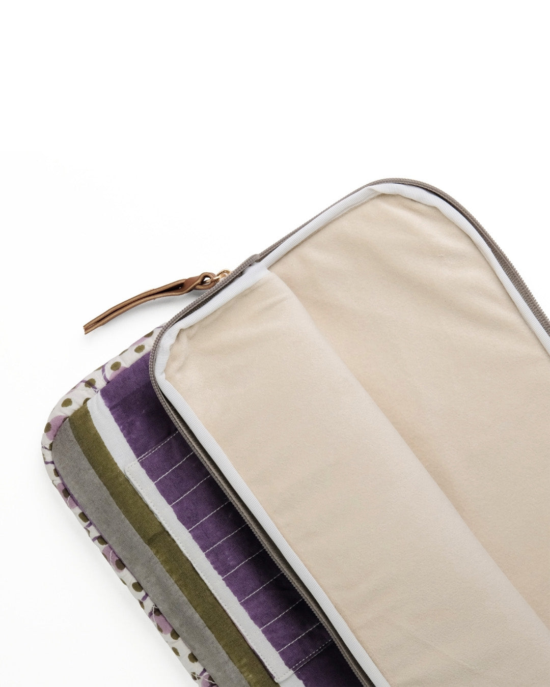 Barcode Purple Green - Laptop Sleeve