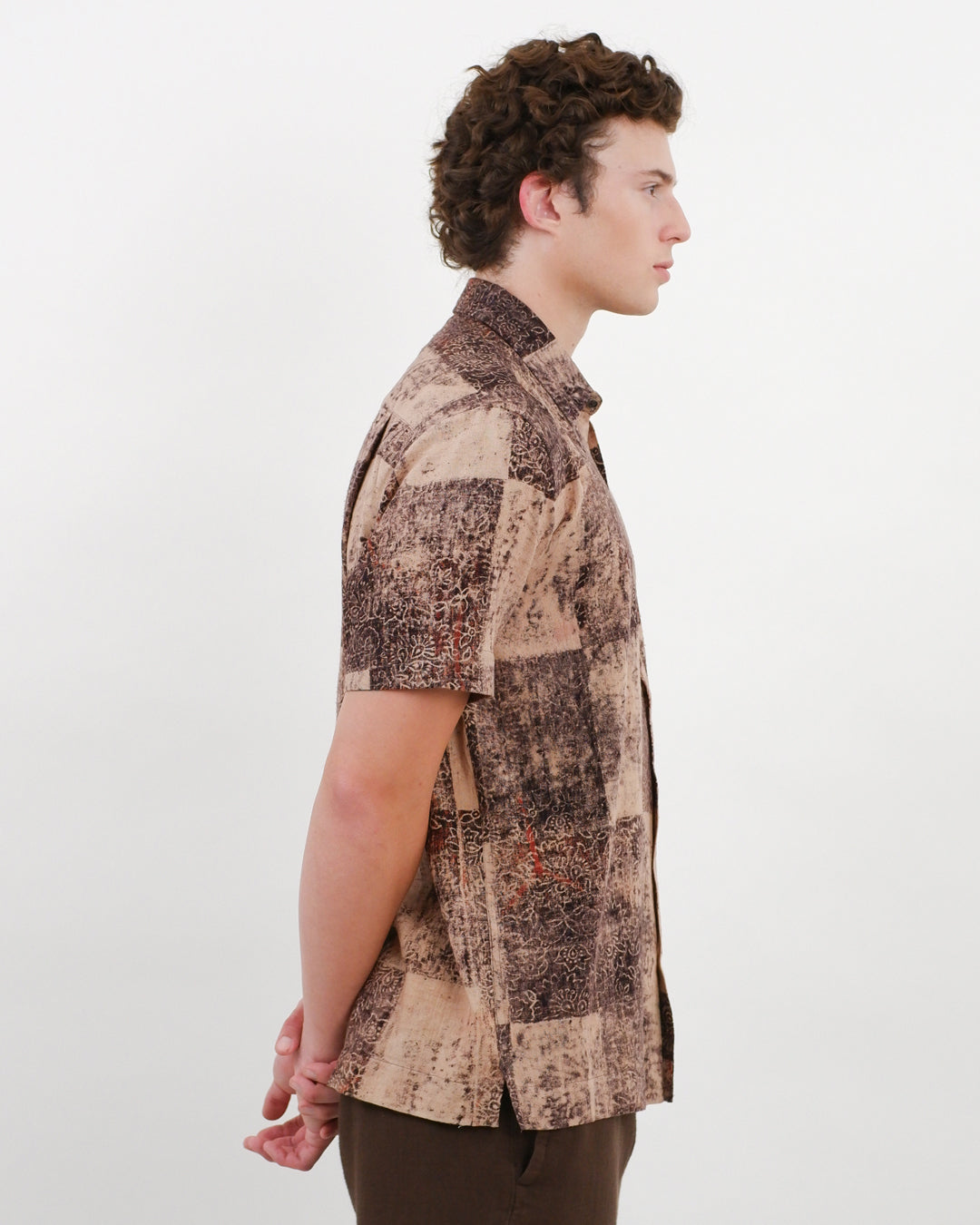 Ajrakh Imprint Short Sleeve Shirt