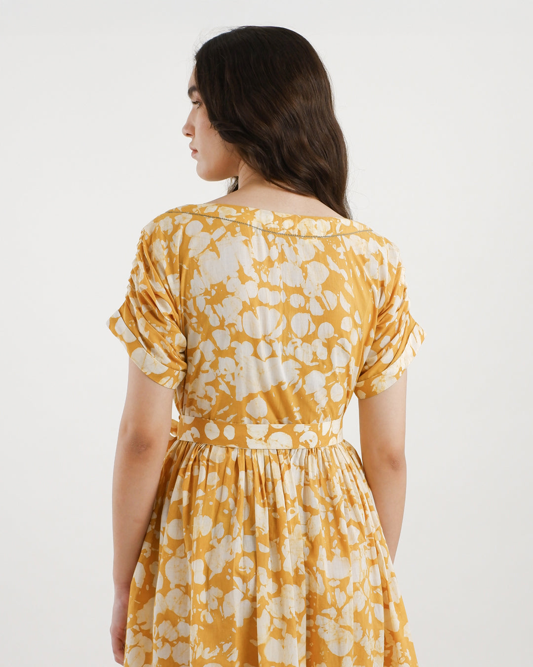 Sunlit Bloom Batik Dress