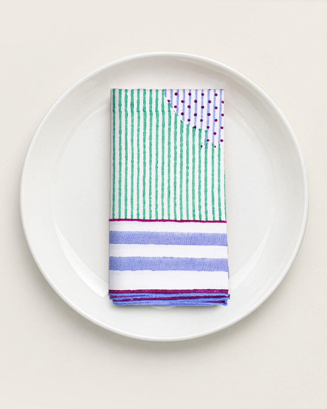 Set of 4 - Anar Centre Print Napkin