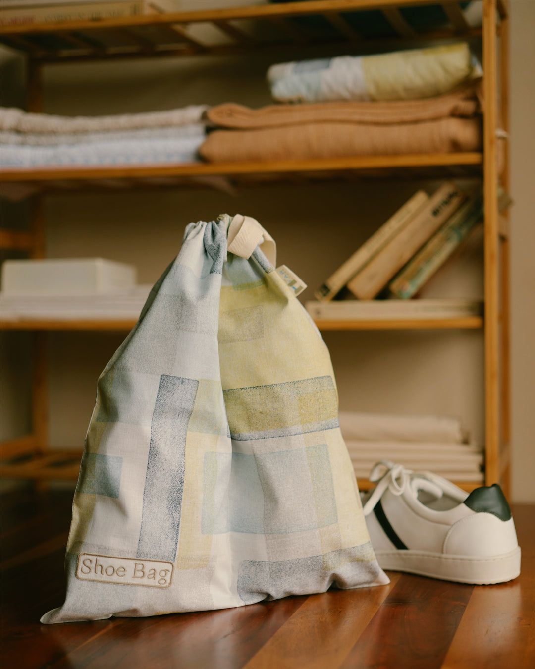 Blockmetry Blue - Shoe Bags
