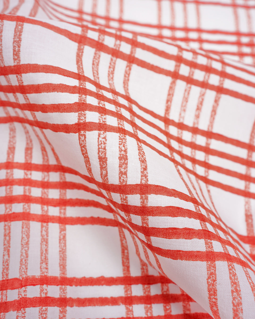 Rust & Blue Checks - Table Cover