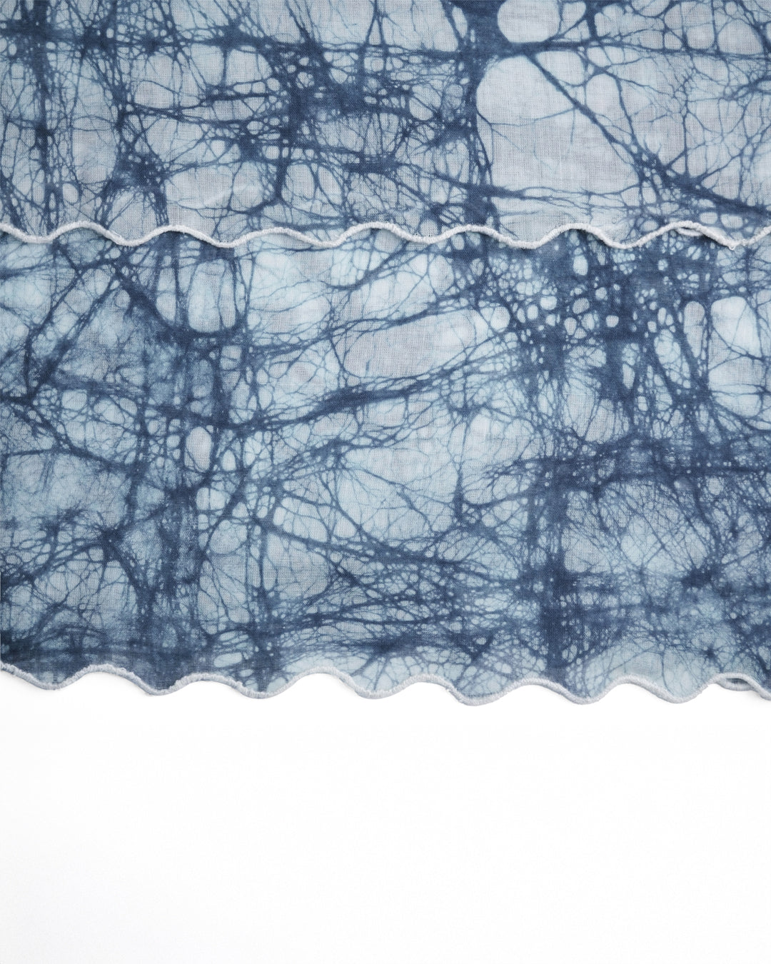 Azure Shell Cotton Scarf