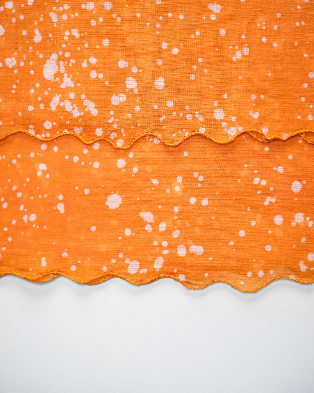 Saffron Bloom Cotton Scarf