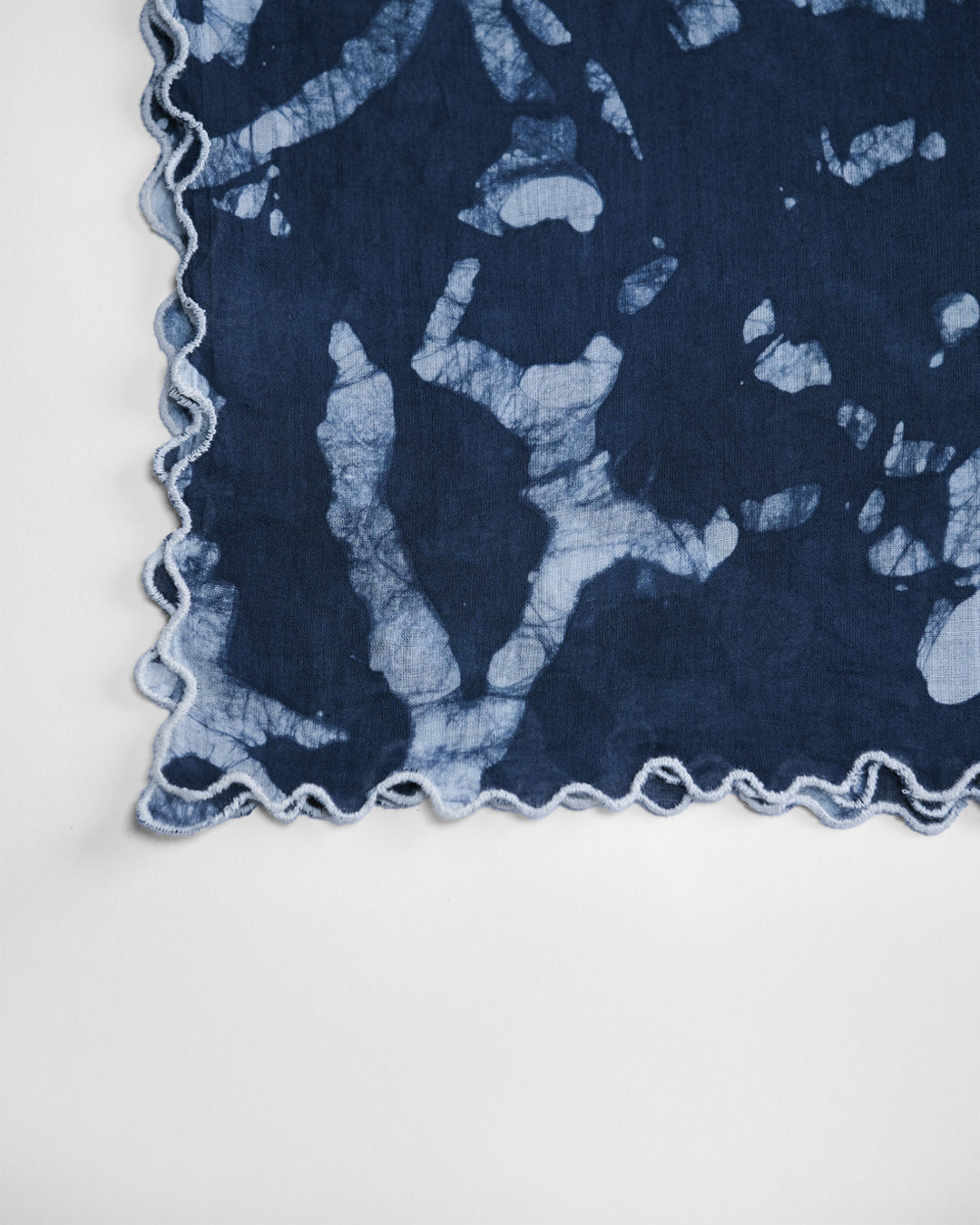 Indigo Batik Cotton Scarf