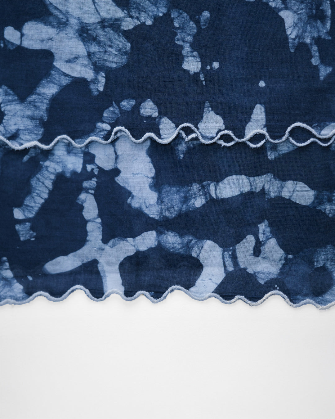 Indigo Batik Cotton Scarf