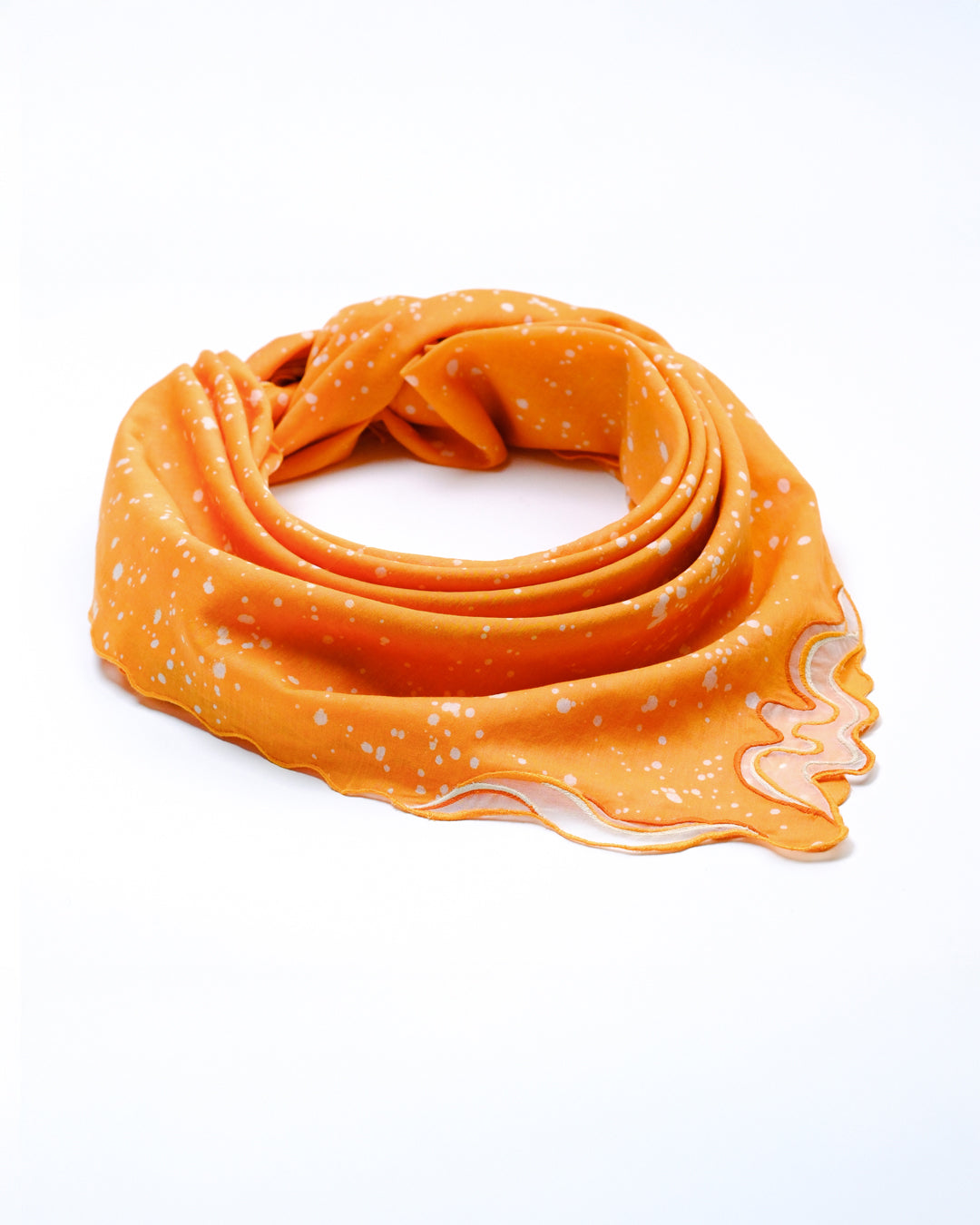 Saffron Tide Cotton Scarf