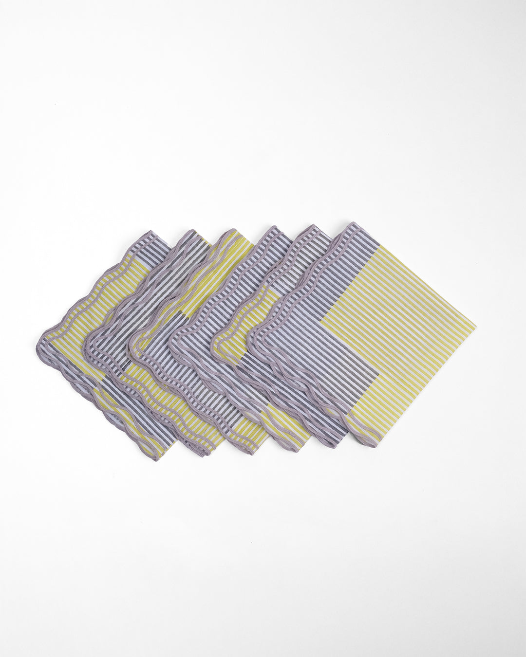 Set of 6 - Nature's Canvas Floro Green Table Napkins