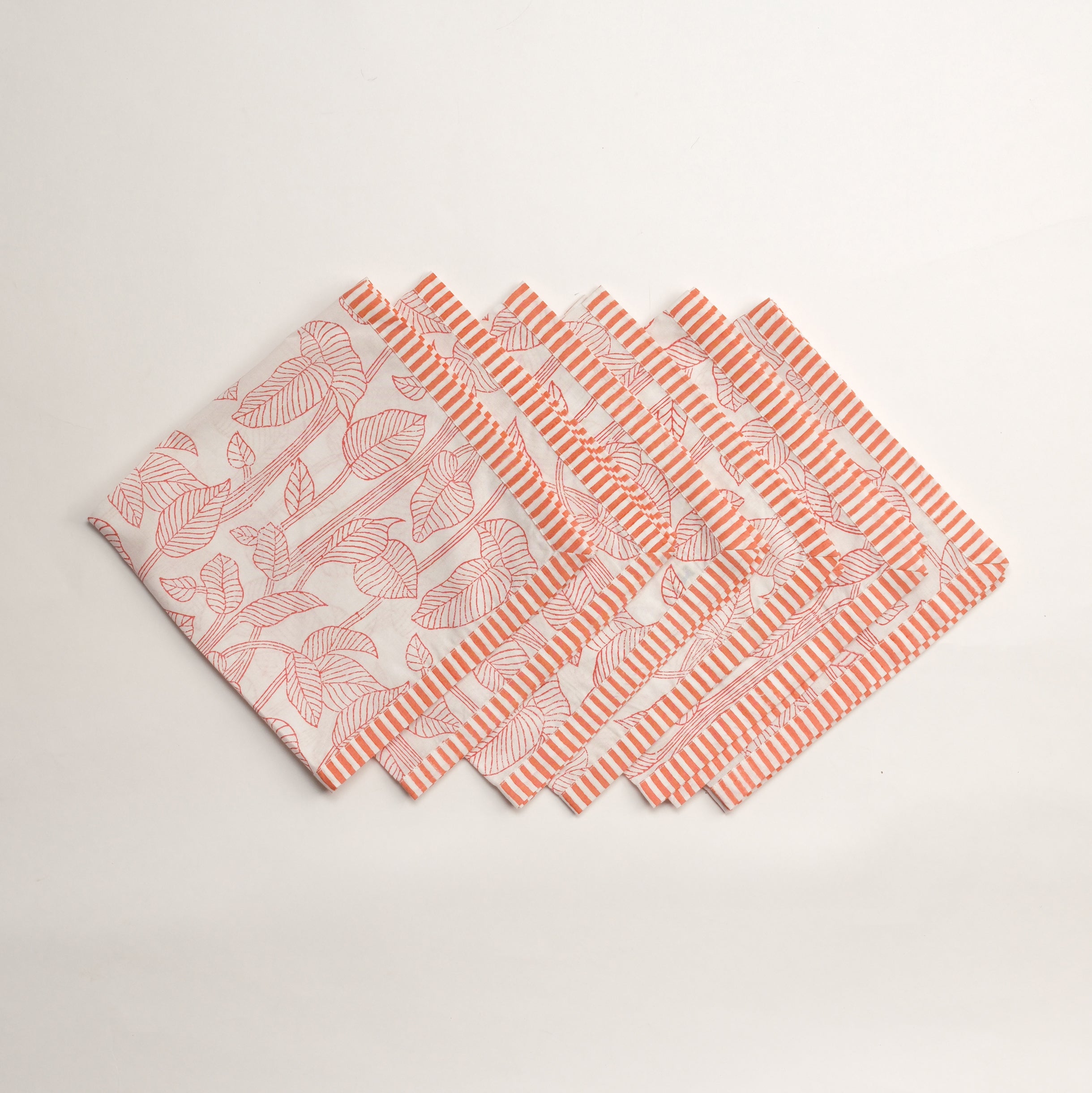 Nature's Canvas (Red) - Table Napkins