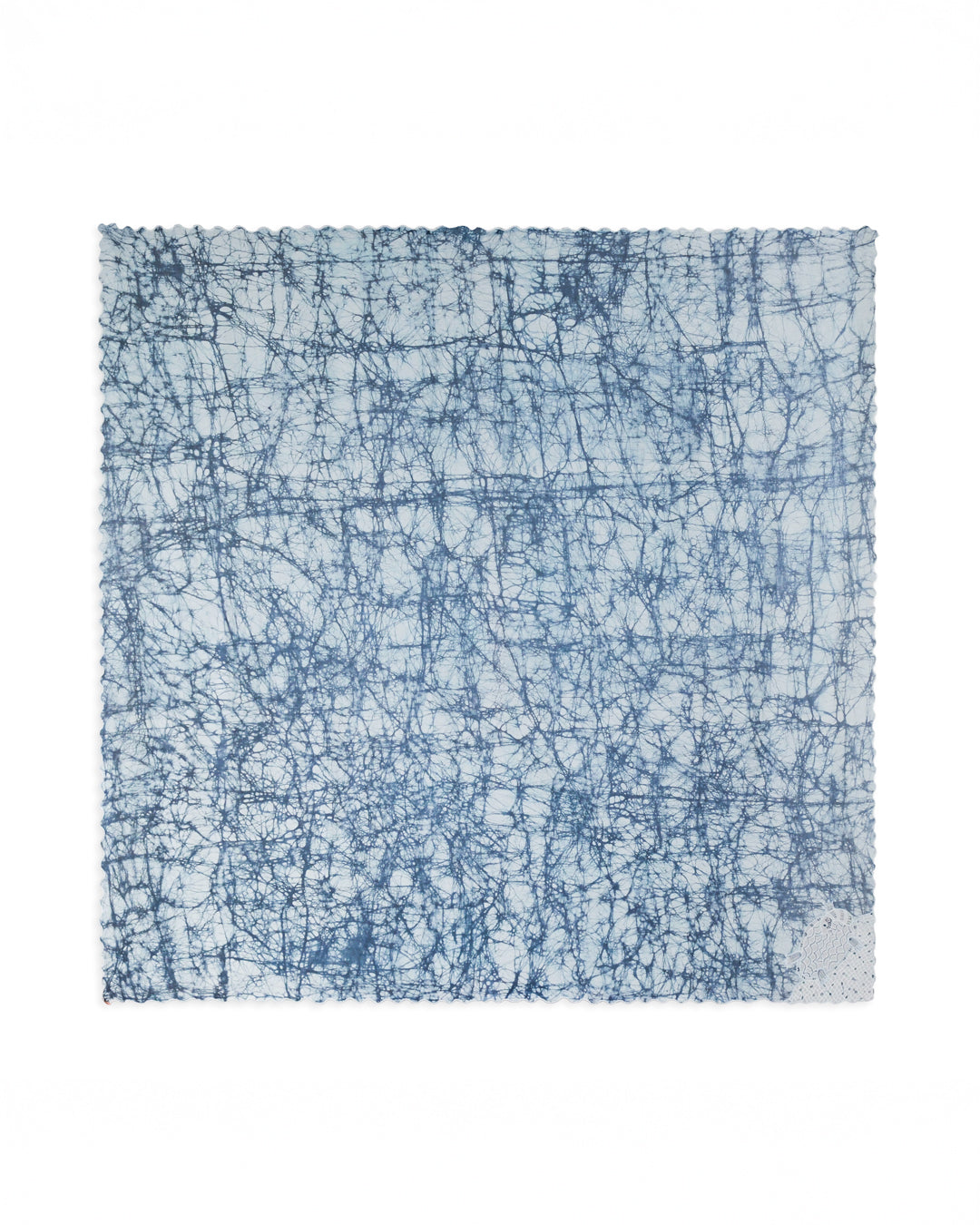 Azure Shell Cotton Scarf