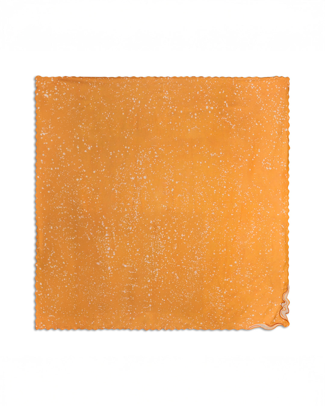Saffron Tide Cotton Scarf